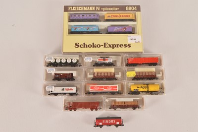 Lot 48 - Fleischmann N Gauge Continental Freight Stock (13)