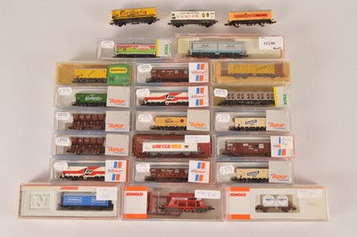 Lot 49 - Fleischmann N Gauge Continental Freight Stock (23)