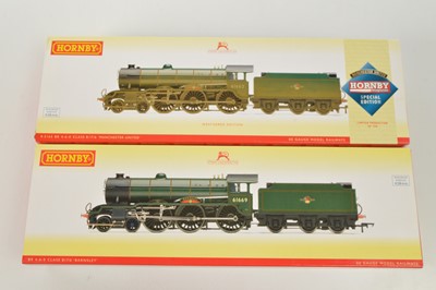 Lot 81 - Hornby 00 Gauge boxed BR green Class 17/6 Steam Locomotives and Tenders (2)