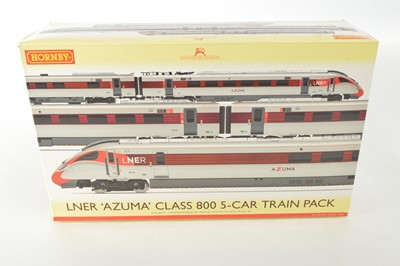 Lot 89 - Hornby 00 Gauge boxed R3762 LNER 'Azuma' Class 800 5-Cra Train Pack