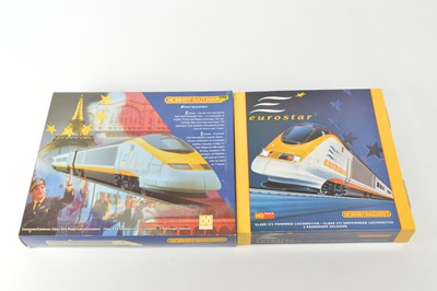 Lot 96 - Hornby 00 and HO Gauge boxed Eurostar Sets (2)