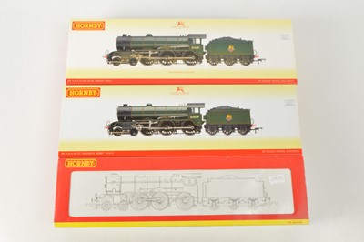 Lot 111 - Hornby 00 Gauge boxed BR green Class B17 B17/2 and B17/4 Locomotives and Tenders (2)