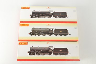 Lot 114 - Hornby 00 Gauge boxed BR black Class B1 Steam Locomotives and Tenders (3)