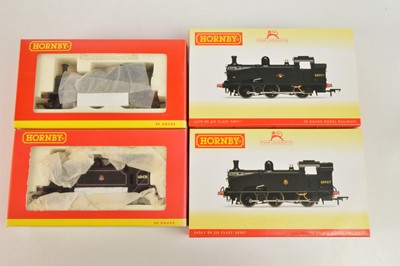 Lot 117 - Hornby 00 Gauge boxed BR black Class J50 and J83 0-6-0 Tank Locomotives (4)