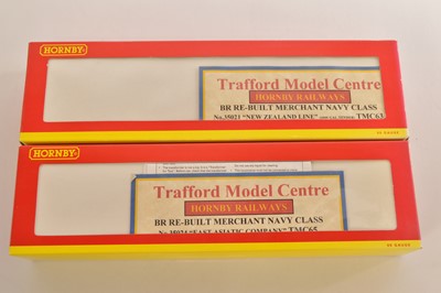 Lot 133 - Hornby/TMC 00 Gauge boxed BR green rebuilt Merchant Navy Class Locomotives and Tenders (2)