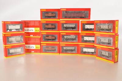 Lot 157 - Hornby 00 Gauge boxed BR Goods Rolling Stock (23 wagons)