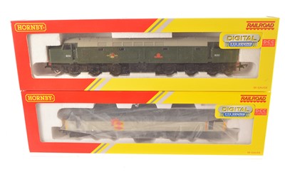Lot 159 - Pair Hornby 00 Gauge boxed diesel Locomotives with Sound (2)