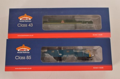 Lot 213 - Pair of Bachmann boxed 00 Gauge Class 85  electric and Class 43 Diesel Locomotives (2)