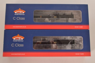 Lot 219 - Pair of Bachmann boxed 00 Gauge BR black C Class 0-6-0 Locomotives and Tenders (2)