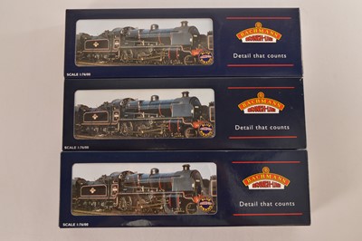 Lot 224 - Three Bachmann boxed 00 Gauge BR black N Class 2-6-0 Locomotives and Tenders (3)