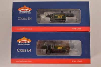 Lot 227 - Pair of Bachmann boxed 00 Gauge Southern green Class E4 0-6-2 Tank Locomotives (2)