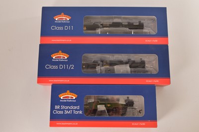 Lot 230 - Bachmann boxed 00 Gauge BR  Class D11 Steam Locomotives and tender 3MT Tank Locomotive (3)