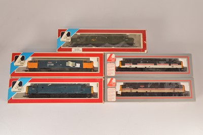 Lot 279 - Lima OO Gauge Class 37 Diesel Locomotives (5)
