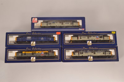 Lot 280 - Lima OO Gauge Class 37 Diesel Locomotives (5)
