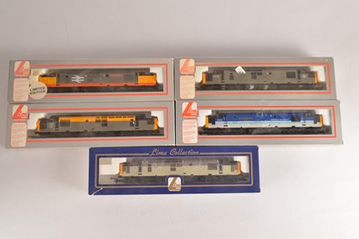 Lot 283 - Lima OO Gauge Class 37 Diesel Locomotives (5)