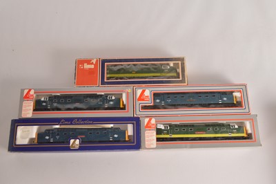 Lot 284 - Lima OO Gauge Class 55 Diesel Locomotives (5)