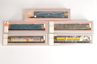 Lot 285 - Lima OO Gauge Class 50 Diesel Locomotives (5)