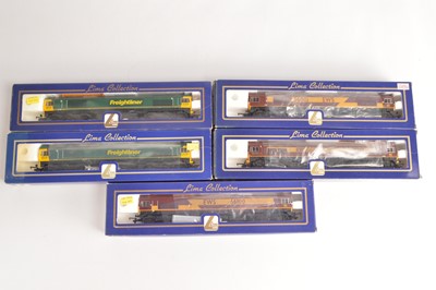 Lot 288 - Lima OO Gauge Class 59 and 66 Diesel Locomotives (5)