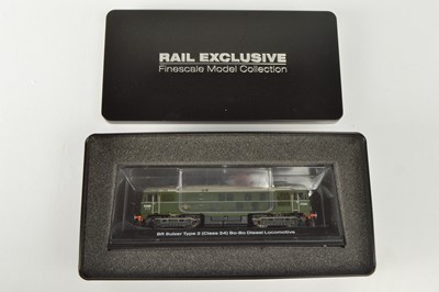 Lot 300 - Rails Exclusive SLW Sutton's Locomotive Workshop boxed 00 Gauge BR green Sulzer Type 2 Class 24 Bo-Bo Diesel Locomotive D5000