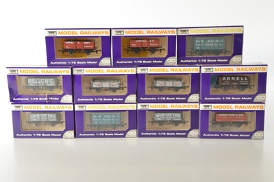 Lot 353 - Dapol 00 Gauge Boxed New Somerset Models and Ballard's Ltd Ed wagons and other Special wagons (11)