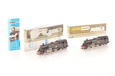 Lot 376 - Wrenn 00 Gauge boxed uncommon BR black 2-6-4T and another similar common model (2)