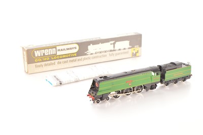 Lot 381 - Wrenn 00 Gauge boxed W2276X/5P 5 Pole Southern Malachite green  West Country Class 21C101 'Exeter' Locomotive and Tender
