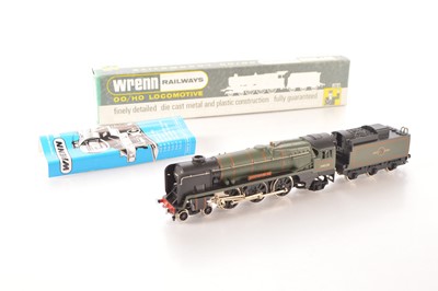 Lot 391 - Wrenn 00 Gauge boxed W2287 rebuilt BR green West Country Class 34036 'Westward Ho ' Locomotive and tender