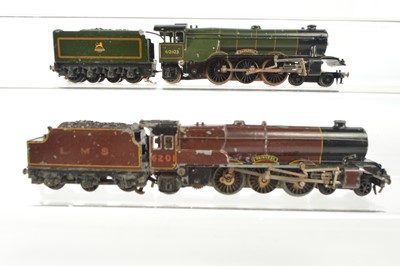 Lot 420 - Trix 00 Gauge pre and post-war Princess and Scotsman Locomotives and Tenders (2)