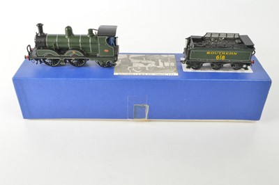 Lot 422 - A superb Nu-Cast Kitbuilt 00 Gauge SR lined green Jubilee Class A12 0-4-2 Locomotive and Tender