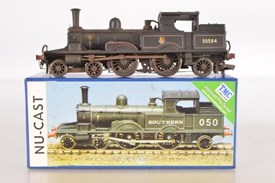 Lot 432 - Nu-Cast 00 Gauge Kitbuilt BR lined black 4-4-2 Adams Radial Tank 30584