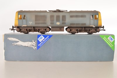 Lot 442 - Silver Fox 00 Gauge kit built BR faded blue and weathered by TMC Class 71 Electric Locomotive