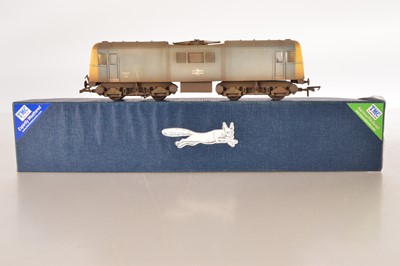 Lot 443 - Silver Fox 00 Gauge kit built BR faded blue and weathered by TMC Class 71 Electric Locomotive