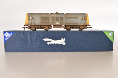 Lot 444 - Silver Fox 00 Gauge kit built BR faded blue and weathered by TMC Class 71 Electric Locomotive
