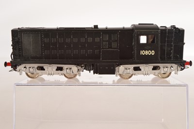 Lot 446 - A Dave Alexander unboxed 00 gauge kitbuilt LMS built by North British  black Bo-Bo Diesel locomotive