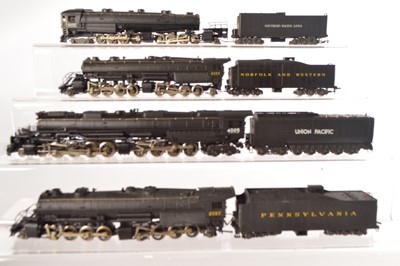 Lot 494 - Rivarossi Archive HO Gauge American Steam Locomotives with Tenders (4)