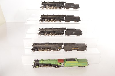 Lot 499 - Rivarossi Archive HO Gauge American Steam Locomotives with Tenders (5)