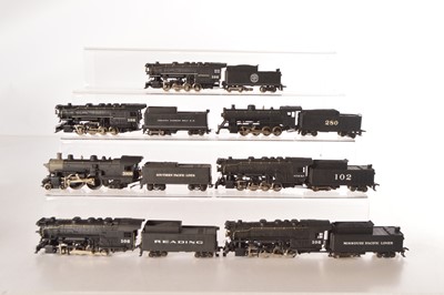 Lot 505 - Rivarossi Archive HO Gauge American Steam Locomotives with Tenders (7)