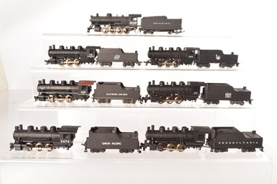 Lot 506 - Rivarossi Archive HO Gauge American Steam Locomotives with Tenders (7)