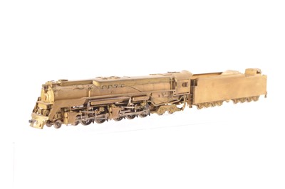 Lot 528 - Westside Model Company Katsumi Japan unpainted brass HO Gauge Pennsylvania Class Q2 4-4-6-4 Locomotive and 16-wheel bogie tender