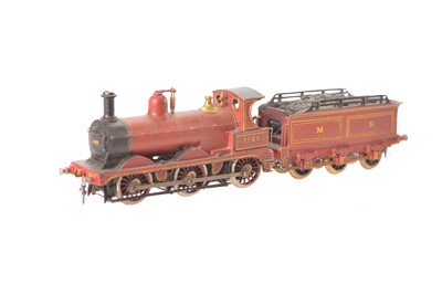 Lot 570 - 00 Gauge Midland Railway maroon Johnson Class 3F 0-6-0 3143 Locomotive and Tender