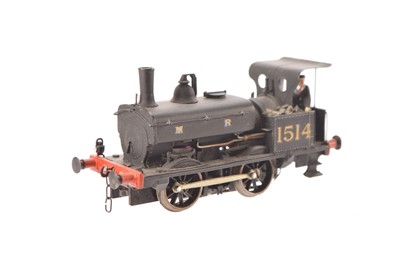 Lot 578 - 00 Gauge Midland Railway black Johnson Class 1500 0-4-0 1508 Tank Locomotive