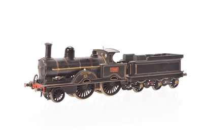 Lot 583 - 00 Gauge LNWR lined black Newton Class rebuilt as Precedent Class 'Jumbo' 2-4-0 790  'Hardwicke' Locomotive and Tender