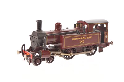 Lot 606 - Kit/scratchbuilt Metropolitan maroon 00 Gauge Beyer-Peacock Class A 4-4-0 Close Cab Condensing Tank No 26