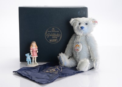 Lot 9 - A Steiff limited edition Royal Copenhagen teddy bear set