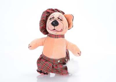 Lot 33 - A Merrythought limited edition Bonny MacBonzo replica dog