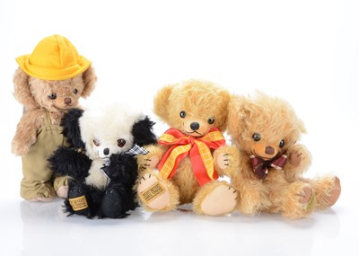 Lot 39 - Four limited edition Merrythought Cheeky teddy bears