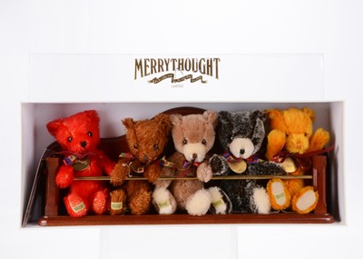 Lot 42 - A limited edition Merrythought the Spice Bears set of small teddy bears