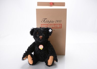 Lot 75 - A Steiff limited edition black 1953 replica teddy bear