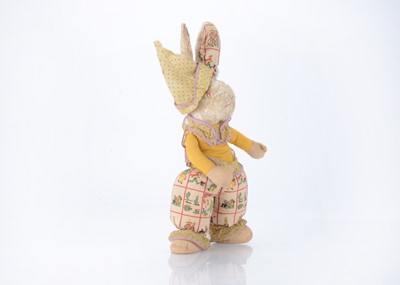Lot 122 - A 1930s Gund clown rabbit