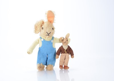 Lot 131 - Two 1930s British dressed rabbits
